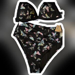 PINK Victoria's Secret Black Bikini Set